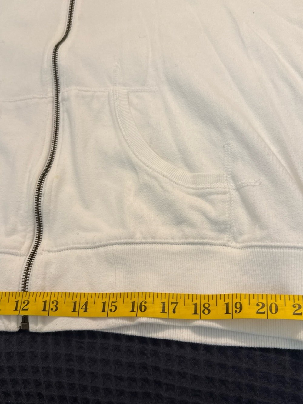 Columbia Classic Bright White Zip-Up Hoodie - Picture 7 of 8